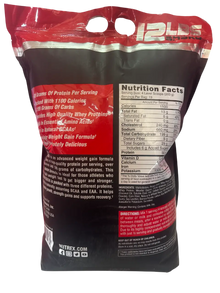 Nutrex Mass Infusion – Ganador de Masa de Alta Densidad (12 lb / 5.4 kg)