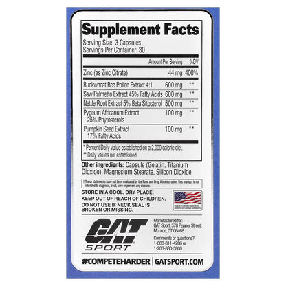 GAT Sport Testrol Prostate – Soporte Avanzado para la Salud de la Próstata (90 Cápsulas)