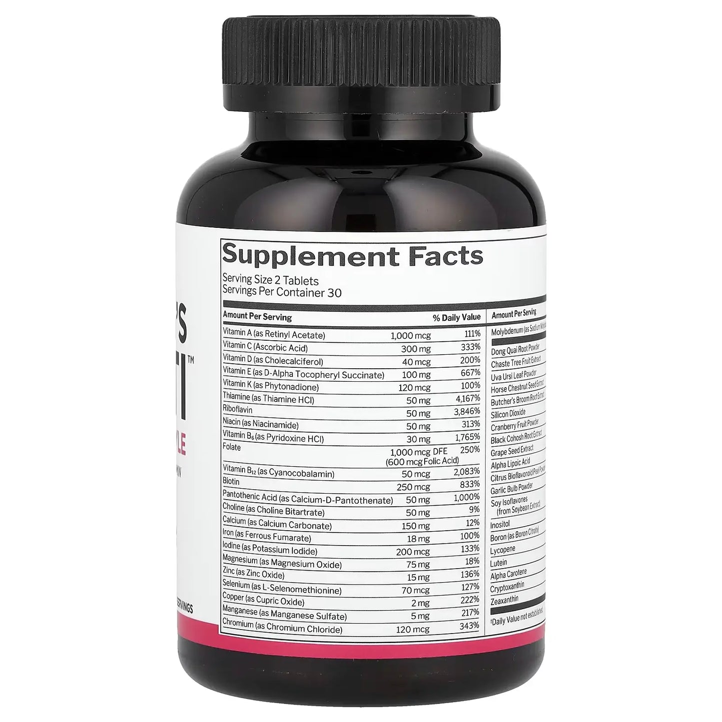 Rule 1 Women's Multi – Multivitamínico para el Estilo de Vida Activo (60 Tabletas)