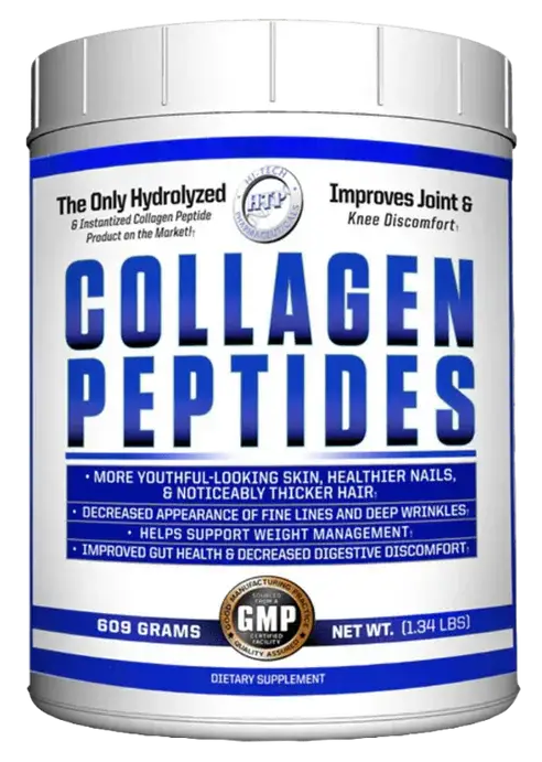 Hi-Tech Pharmaceuticals Collagen Peptides – Péptidos de Colágeno Hidrolizado e Instantanizado (609g / 30 Servicios)