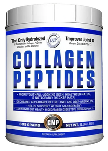 Hi-Tech Pharmaceuticals Collagen Peptides – Péptidos de Colágeno Hidrolizado e Instantanizado (609g / 30 Servicios)
