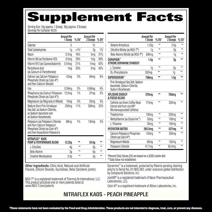Nitraflex KAOS Pre-Workout