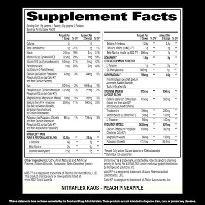 Nitraflex KAOS Pre-Workout