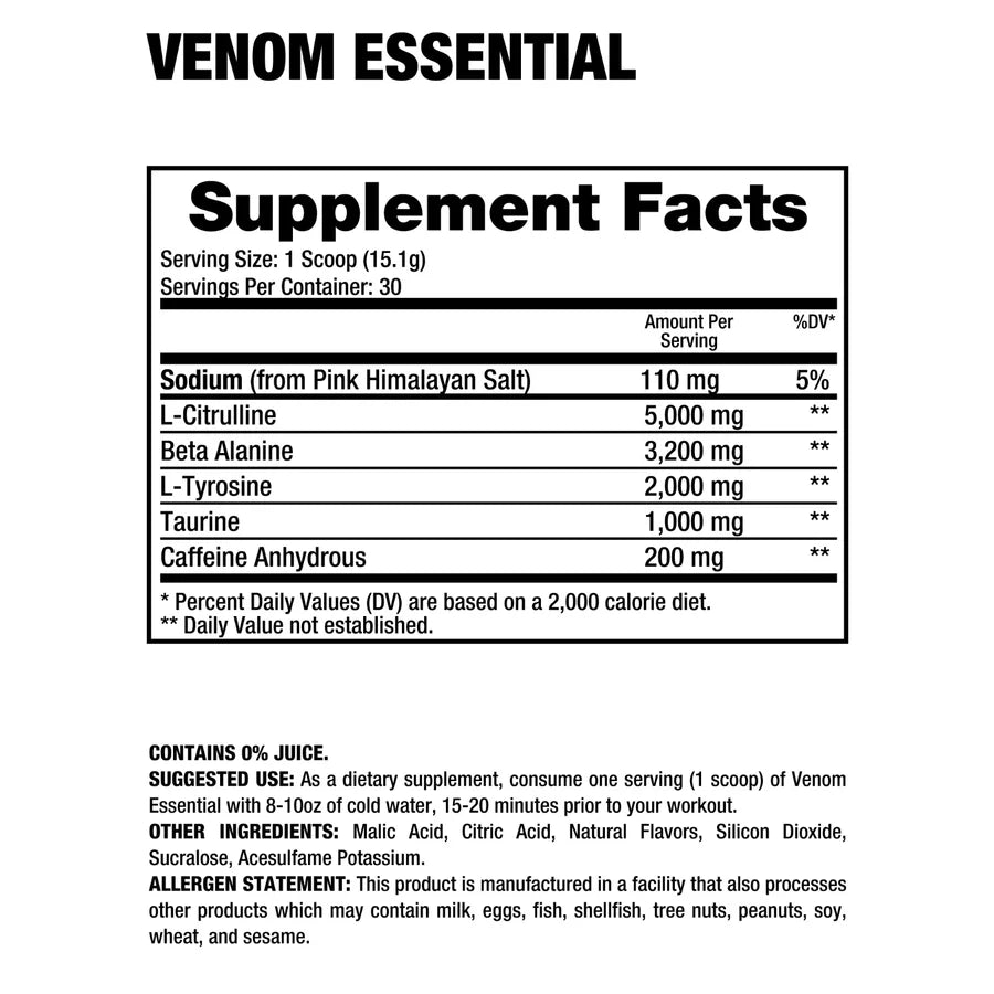 Dragon Pharma Venom Essential 30 Serv